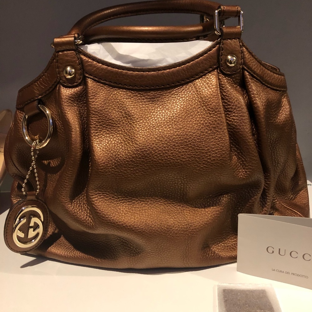 Gucci Leather Sukey Tote